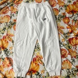 Nike youth Classic White Joggers